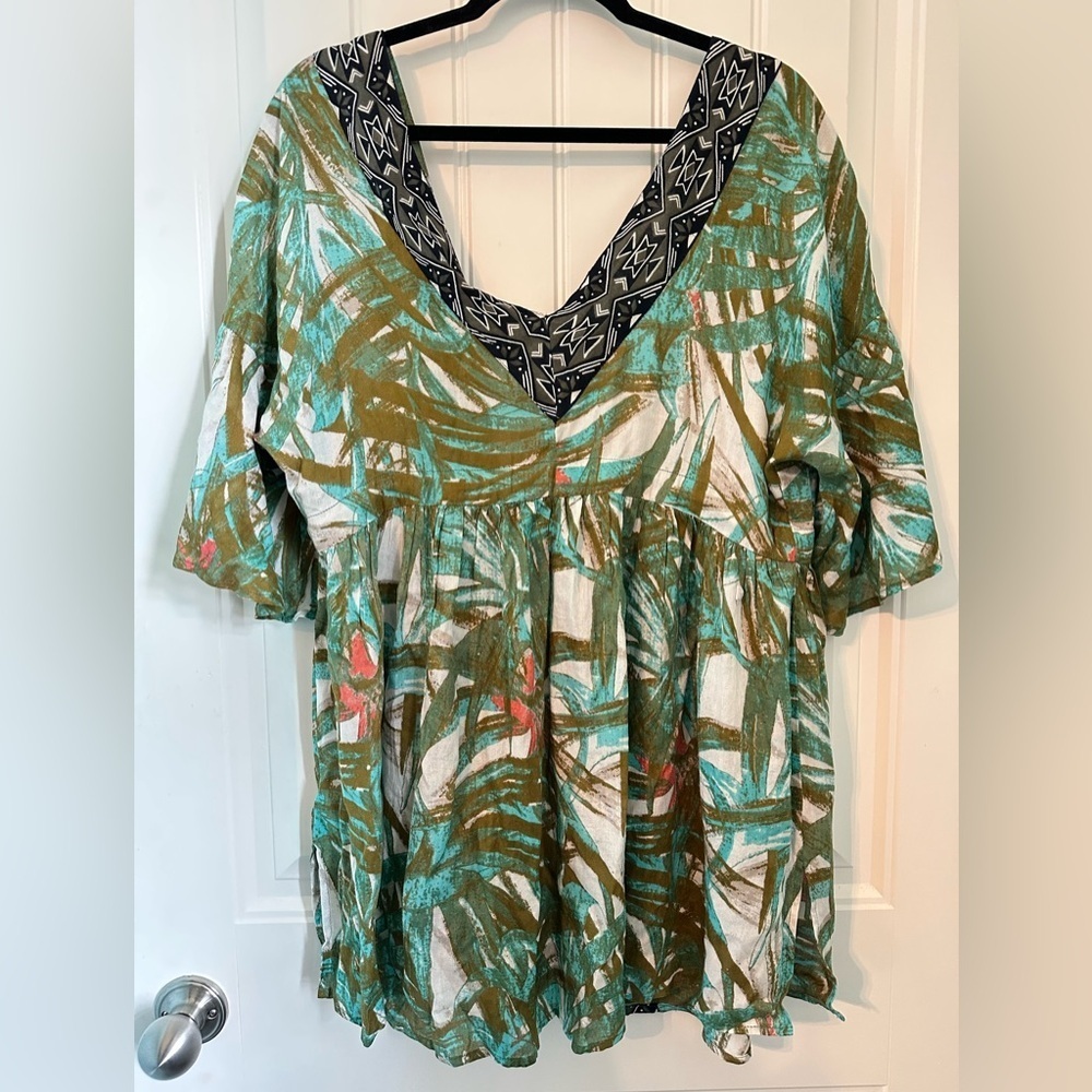 K181 Nalini Tropical Kimono NWT One Size - Picture 2 of 5